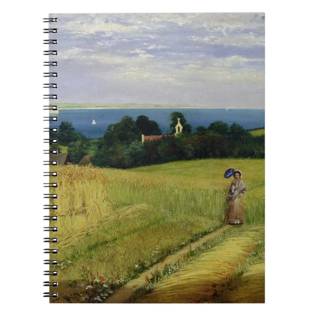 Cuaderno Campo de maíz en la isla del Wight (Frente)