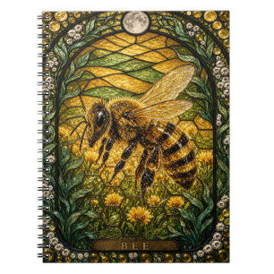 Cuaderno Campo de Trébol de Abeja Vidrio Pintado Illumina