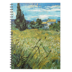 Cuaderno Campo de Trigo Verde Vincent van Gogh