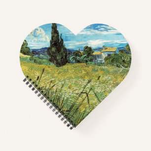 Cuaderno Campo de Trigo Verde Vincent van Gogh