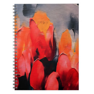 Cuaderno Campo de Tulipanes – Intensidad Floral Abstracta