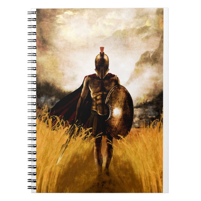 Cuaderno Campo guerrero espartano (Frente)