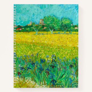 Cuaderno Campo Van Gogh con irlandeses cerca de Arles