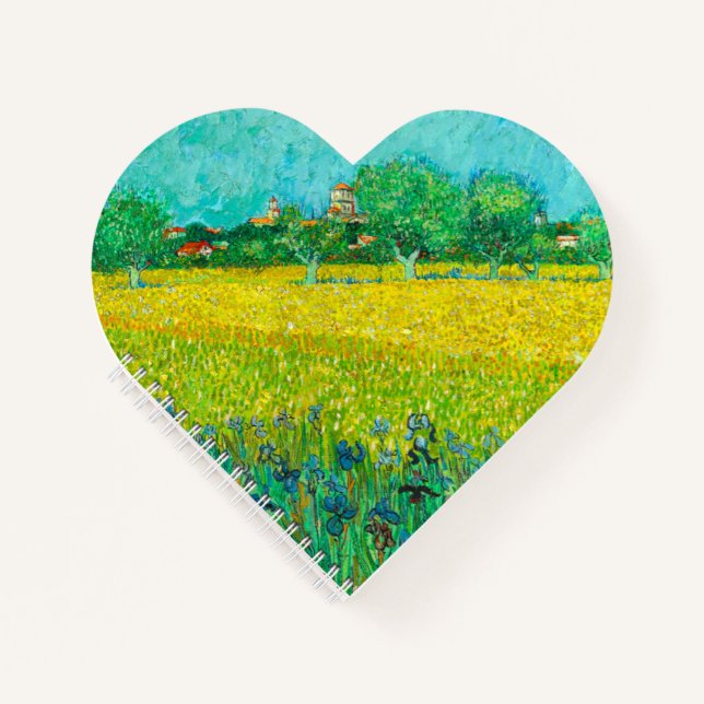 Cuaderno Campo Van Gogh con irlandeses cerca de Arles (Anverso)