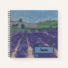 Cuaderno Campos de lavanda en Provenza -