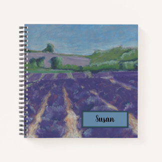 Cuaderno Campos de lavanda en Provenza -