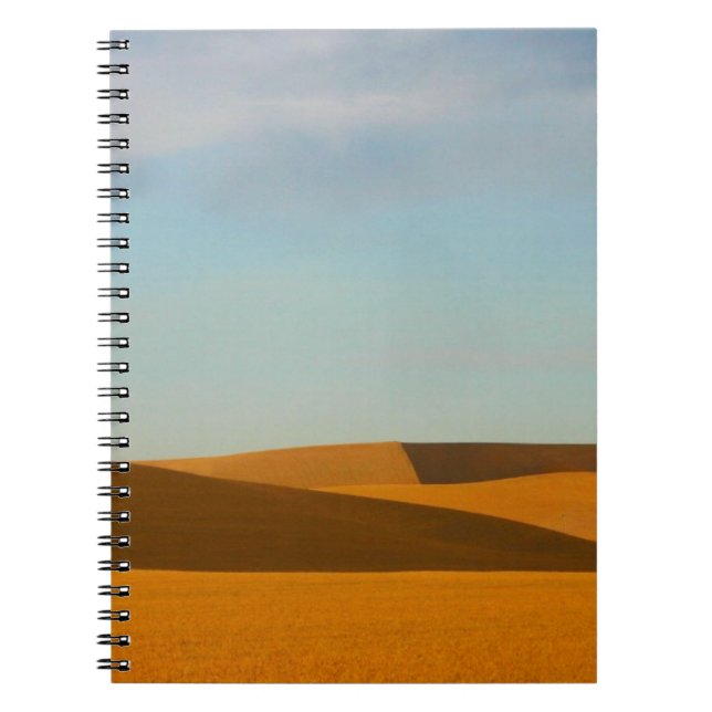 Cuaderno Campos de trigo de oro en la región de Palouse (Frente)