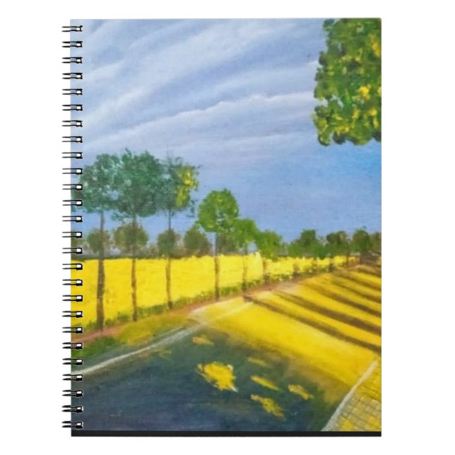 Cuaderno Campos Dorados y Sendero (Frente)
