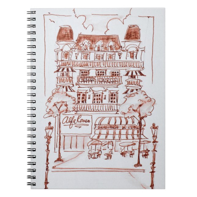 Cuaderno Campos Elíseos | París, Francia (Frente)