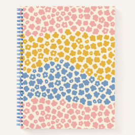 Cuaderno Campos florales - Bloc de notas en espiral