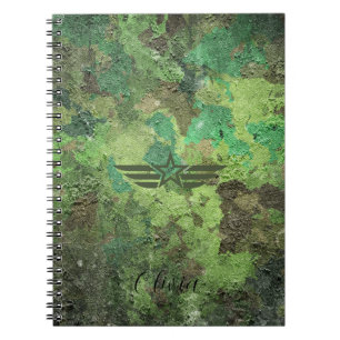 Cuaderno Camuflaje Aviación Emblem para portátil - Militar