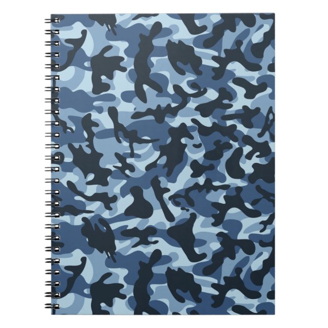Cuaderno Camuflaje azul (Frente)