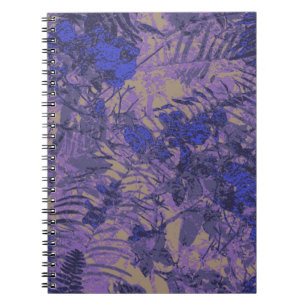 Cuaderno Camuflaje contra la flor azul
