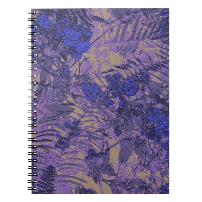 Cuaderno Camuflaje contra la flor azul (Frente)