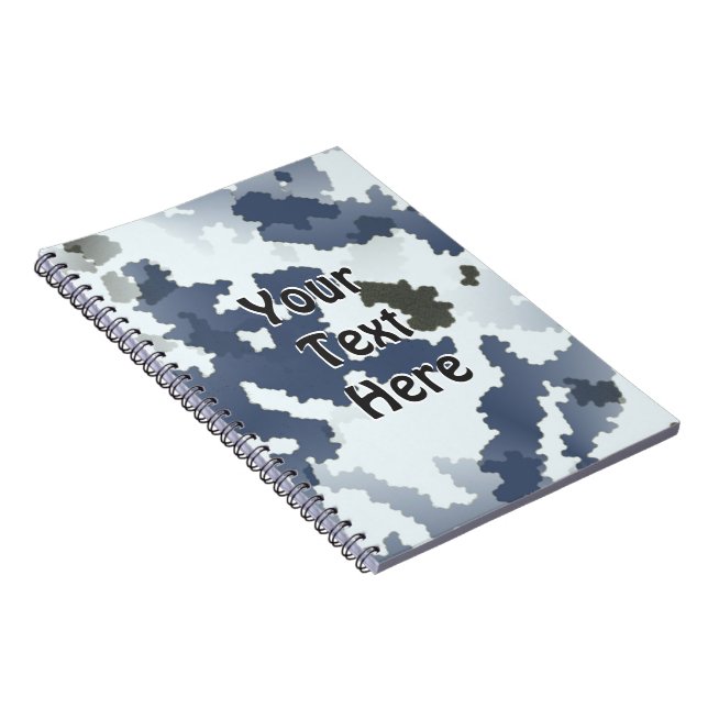 Cuaderno Camuflaje de invierno (Lado Derecho)