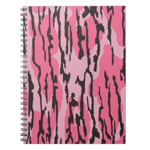 Cuaderno Camuflaje de Tierras Bajas Rosa para Mujeres y Niñ