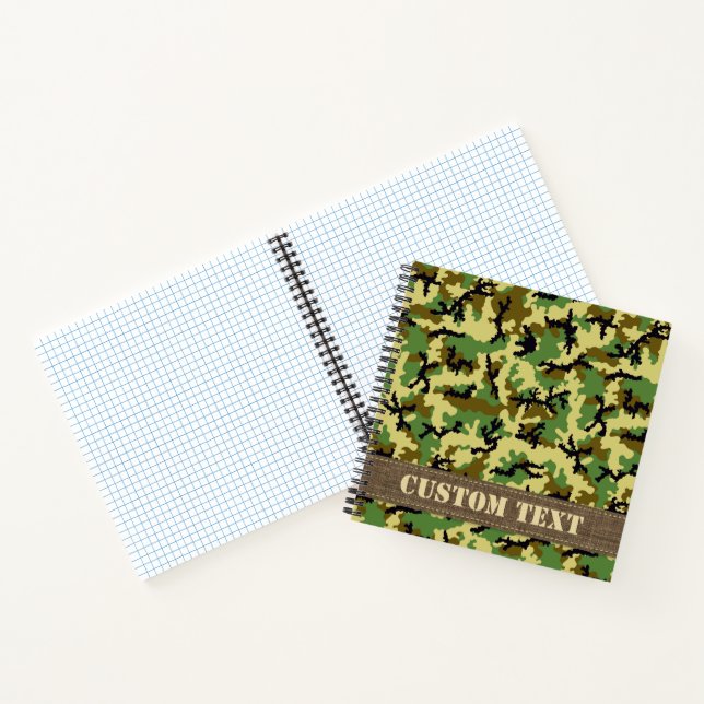 Cuaderno Camuflaje de Woodland (Interior)