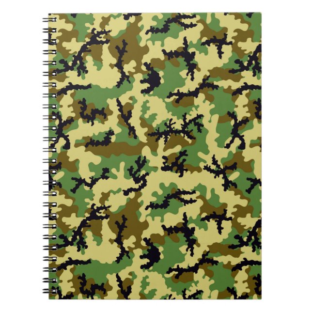 Cuaderno Camuflaje de Woodland (Frente)