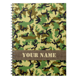Cuaderno Camuflaje de Woodland