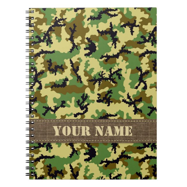 Cuaderno Camuflaje de Woodland (Frente)