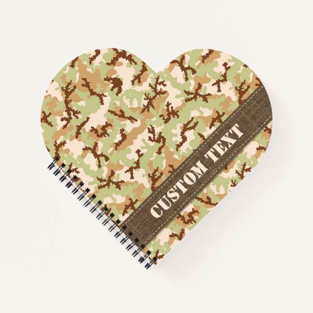 Cuaderno Camuflaje del desierto (Anverso)