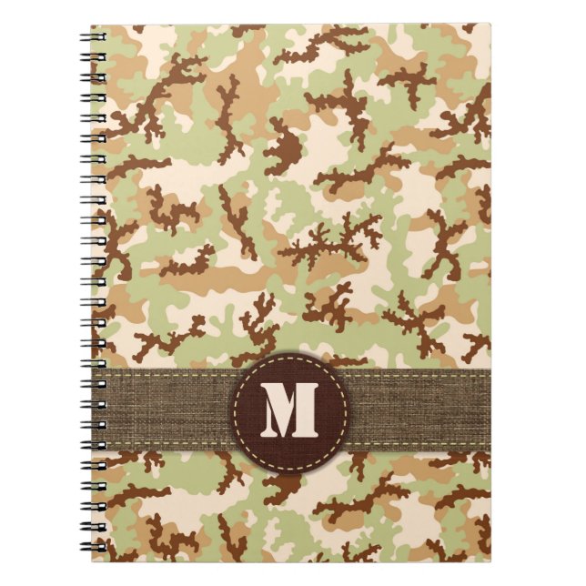 Cuaderno Camuflaje del desierto (Frente)