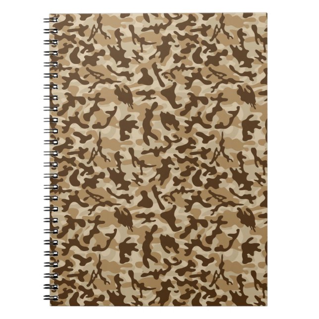 Cuaderno Camuflaje del desierto (Frente)