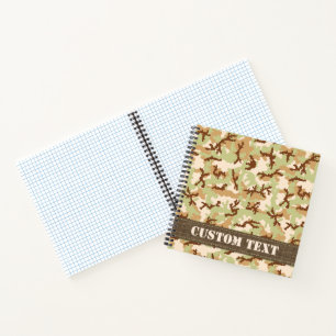 Cuaderno Camuflaje del desierto