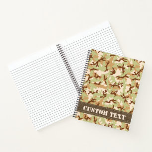 Cuaderno Camuflaje del desierto