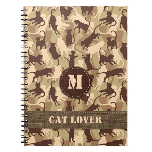 Cuaderno Camuflaje del desierto de los gatos (Frente)