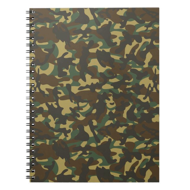 Cuaderno Camuflaje forestal (Frente)