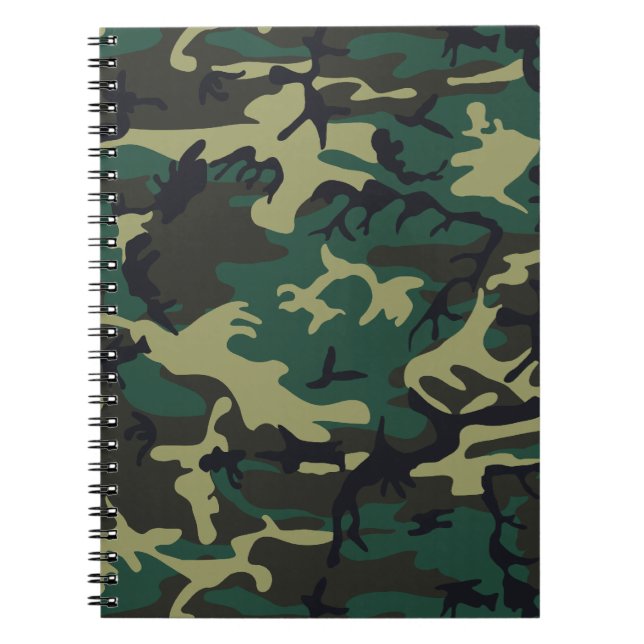 Cuaderno Camuflaje militar (Frente)