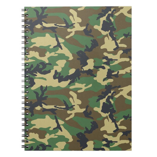 Cuaderno Camuflaje militar (Frente)