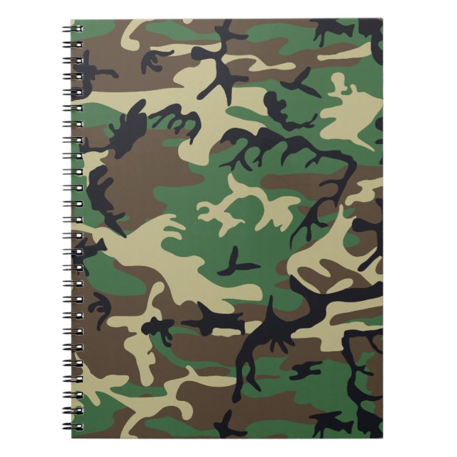 Cuaderno Camuflaje militar (Frente)