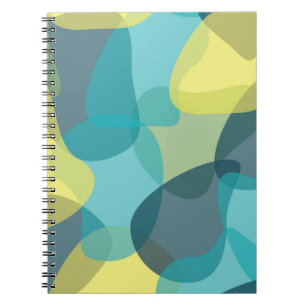 Cuaderno Camuflaje, moderno, fresco, moderno, geométrico ur