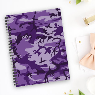 Cuaderno Camuflaje morado, ejército