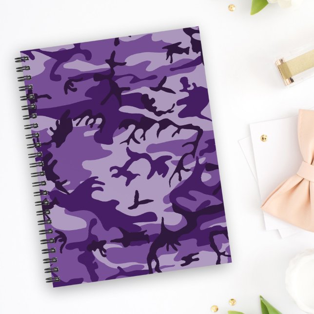 Cuaderno Camuflaje morado, ejército (Subido por el creador)