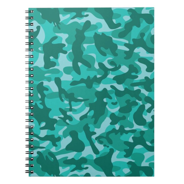 Cuaderno Camuflaje Persa Azul   (Frente)