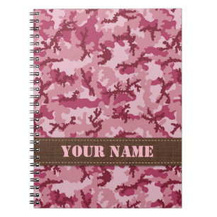Cuaderno Camuflaje rosa