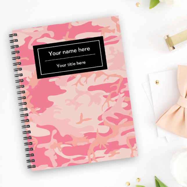 Cuaderno Camuflaje rosa, Camuflaje, Militar, Ejército (Subido por el creador)