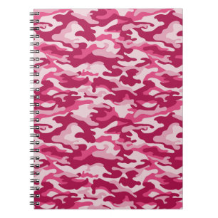 Cuaderno Camuflaje rosa de Camo