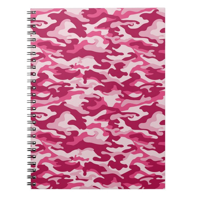 Cuaderno Camuflaje rosa de Camo (Frente)