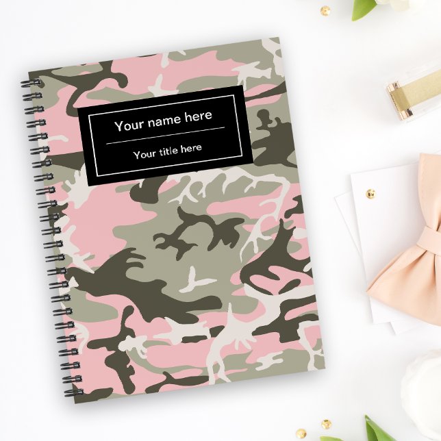 Cuaderno Camuflaje rosa y verde, Camuflaje, Militar, Ejérci (Subido por el creador)