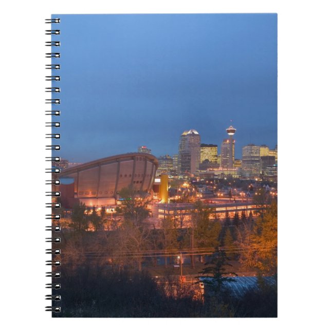 Cuaderno Canadá, Alberta, Calgary: horizonte de la ciudad d (Frente)