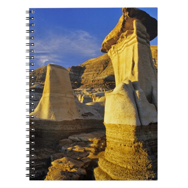 Cuaderno Canadá, Alberta, Drumheller. Hoodoos. (Frente)