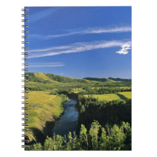 Cuaderno Canadá, Alberta, El río Highwood a lo largo de