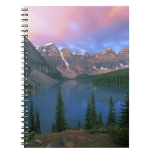 Cuaderno Canadá, Alberta, Lago Moraine al amanecer, Banff