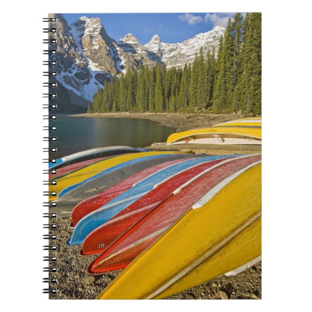 Cuaderno Canadá, Alberta, Parque Nacional Banff, Moraine (Frente)