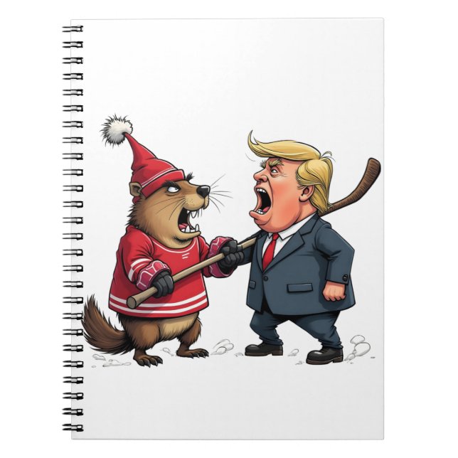 Cuaderno Canadá luchando contra Trump (Frente)
