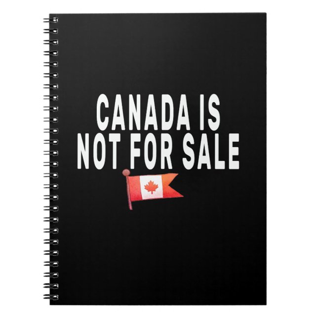 Cuaderno Canadá no está en venta, orgulloso de ser canadien (Frente)